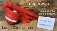 Tupperware Citrus Juicer (base connection missing)