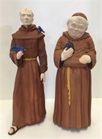 Two Vintage Handmade Monks