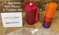 Tupperware Mini Pitcher & Tumbler Set
