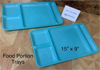 Tupperware Portion Food Trays