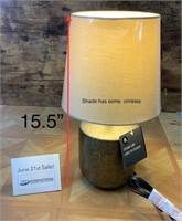 15.5" Ceramic Base Table Lamp