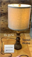 19.25" Cottage Decor Table Lamp
