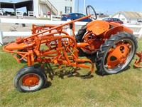 Allis Chalmers G with cultivators, 1945