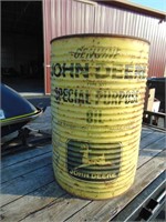 John Deere 55 Gallon Oil Drum