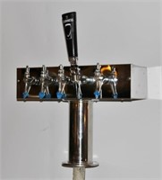 5 TAP STAINLESS STEEL DRAFT TOWER