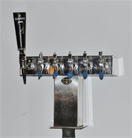6 TAP PERLICK STAINLESS STEEL DRAFT TOWER