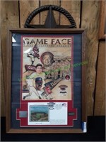 13.5"X17.5" Framed Game Face Cleveland Indians