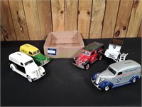 (5) Ertl Diecast Trucks