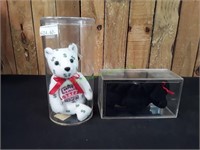 Lottery Bear and TY Beanie Babies Poodle
