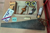 Pair of Carpenter's Planes & Other Tools