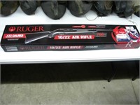 ruger 10/22 air rifle with pellets and co2 nib