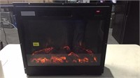 Electric faux fireplace unit, works, 22x20"