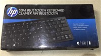 HP slim bluetooth keyboard, works