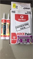 12 tubes of Red Devil quickpaint
