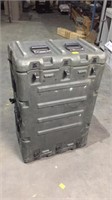 16x24x38" storage case with racking