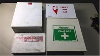 4 wall mount first aid boxes