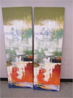 (2) Piece Wall Hanging Art Set