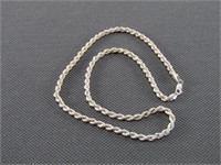 TRAY: 19" STERLING NECKLACE