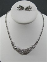 TRAY: JAY FLEX 16" STERLING NECKLACE & EARRINGS