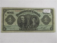 TRAY: 1911 DOMINION OF CANADA BANK NOTE
