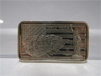 TRAY: "NEW YORK" .999 TROY OUNCE SILVER