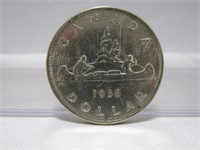 1936 CDN SILVER DOLLAR COIN