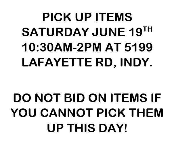 HURRY! 24 HOUR ONLINE AUCTION 6/17 - 6/18 (BLUE)