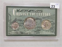 TRAY: 1964 USA SILVER COIN SET