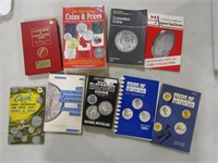 NINE COIN REFERENCE BOOKS