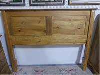 COUNTRY CHARM PINE QUEEN SIZE HEADBOARD