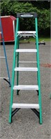 6' Werner Fiberglass Step Ladder