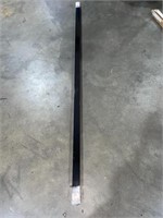 BLACK, SQUARED POST, 84 INCHES LONG