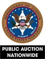 U.S. Marshals (nationwide) online auction ending 7/12/2021