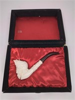 Collectible Pipe in Case - Possibly Meerschaum