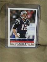 2013 Score Tom Brady Football Card