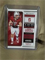 2018 Contenders Christian McCaffrey College Card