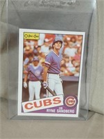1985 O-pee-chee Ryan Sandberg Baseball Card