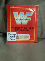Sealed Vintage 1992 WWF Sticker Pack