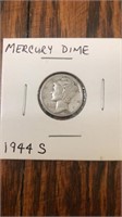 1944 S Mercury Dime