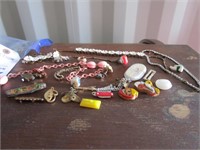 Pocket Knives (2), Costume Jewelry as Displayed