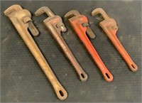 (4) Ridgid Pipe Wrenches