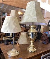 Pair of Gold Table Lamps