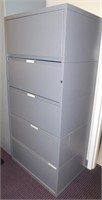 HERMAN MILLER 5 DRAWER LATERAL FILE