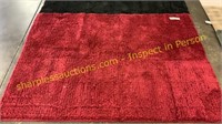 60 x 84in red rug