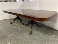 Flame mahogany Chippendale dining table