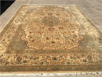 Very fine hand knotted rug