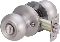 Basics Bedroom/Bathroom Door Knob With Lock