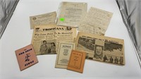 Letters and booklets mid 1940s