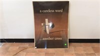 Original World War II poster "A Careless Word-