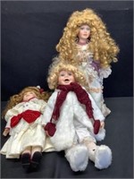 Three Porcelian Dolls